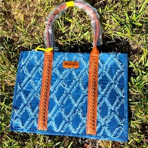 Western Wrangler Tote Jeans Tote Bag